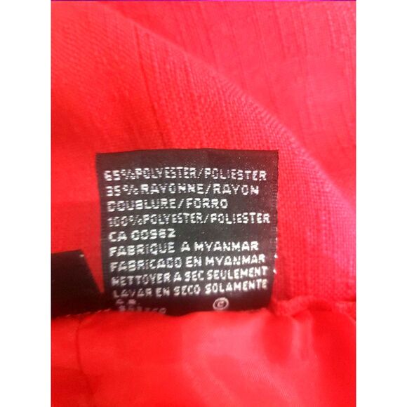 Pink Linen Feel Pencil Cut Skirt Size 16 - Picture 2 of 6